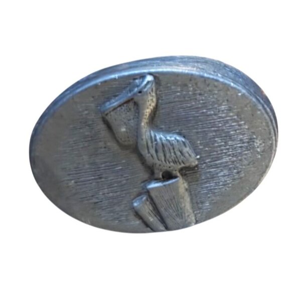 4 Vintage Trinket Boxes Yorkshire Designs Pewter 1978 Costal Collector Series 1" - Picture 14 of 16